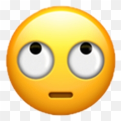Idc Cute Emoji - Iphone Roll Eye