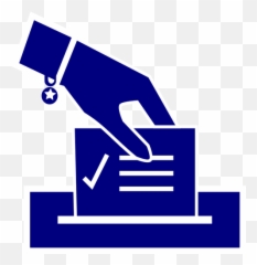 Vektorgrafikk Av Valgurnene Med Ladies - Transparent Background Voting Clipart Emoji