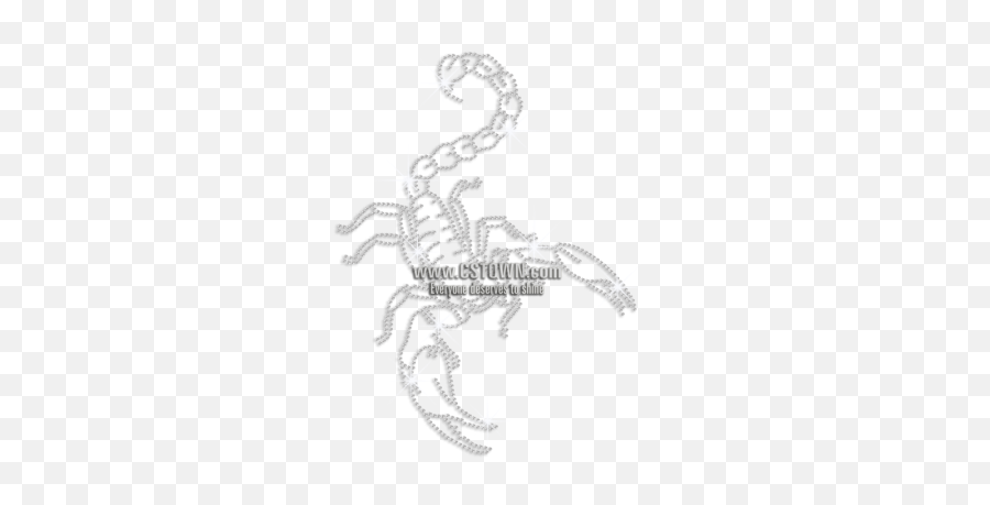 Bling Scorpion Crystal Hotfix Rhinestone Transfer - Scorpion Emoji,Scorpion Emoji