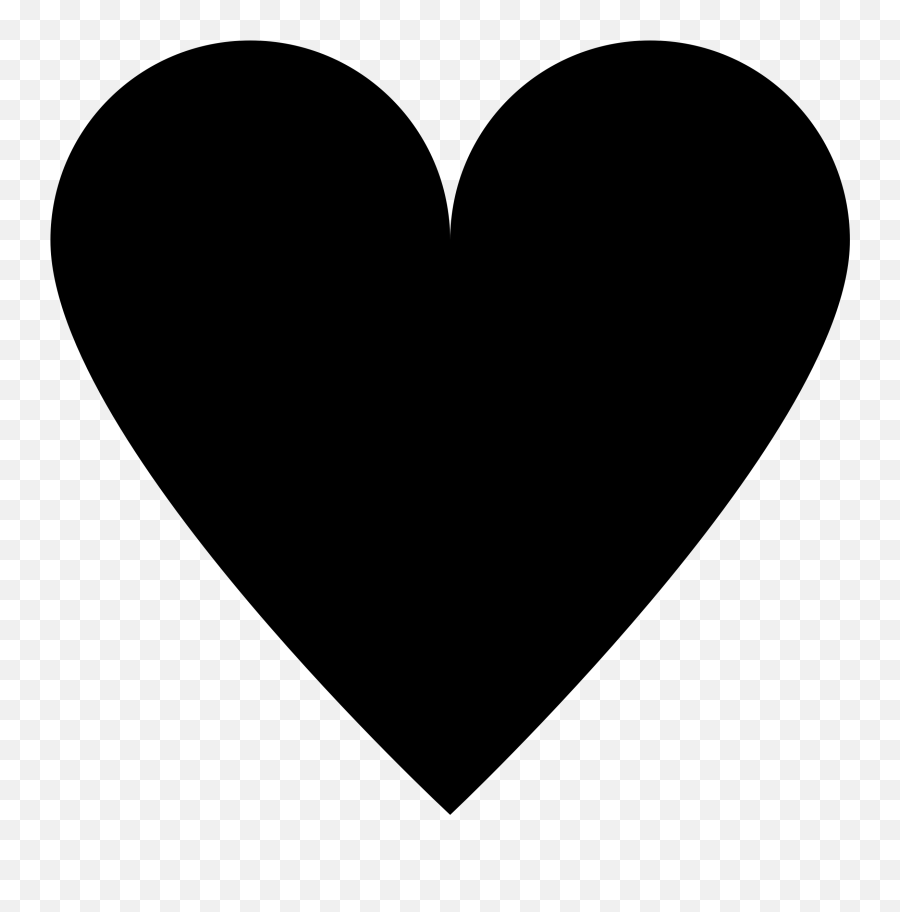 Download Black Heart Png - Black Instagram Heart Png Emoji,Heart Emoji Png