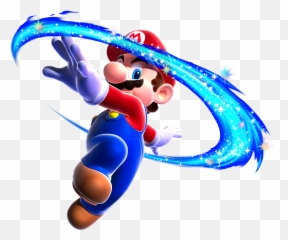 Mario Spin Art - Super Galaxy Emoji