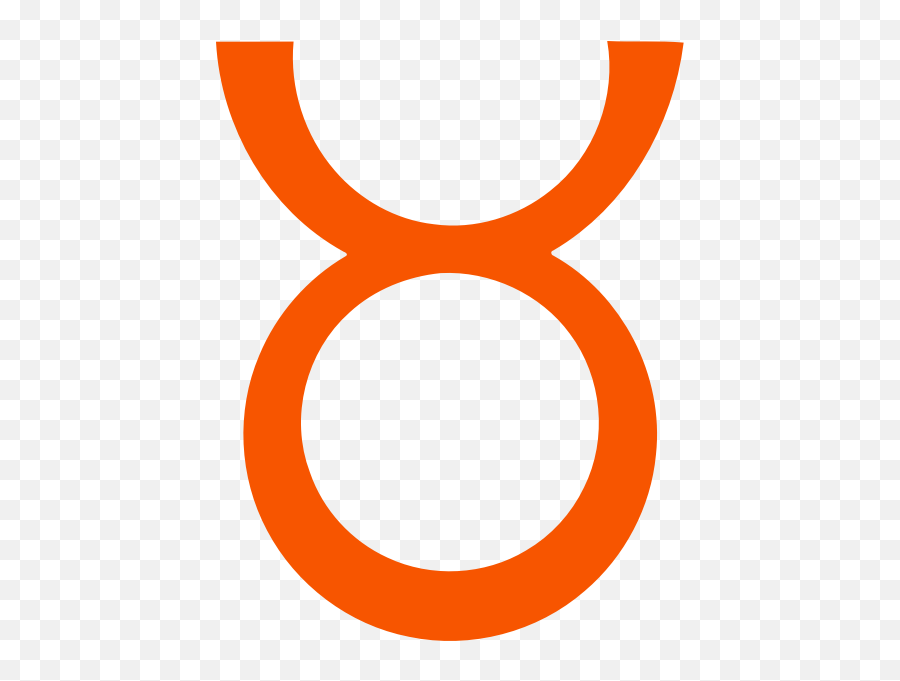 Orange Zodiac Sign - Taurus Emoji,Leo Zodiac Sign Emoji