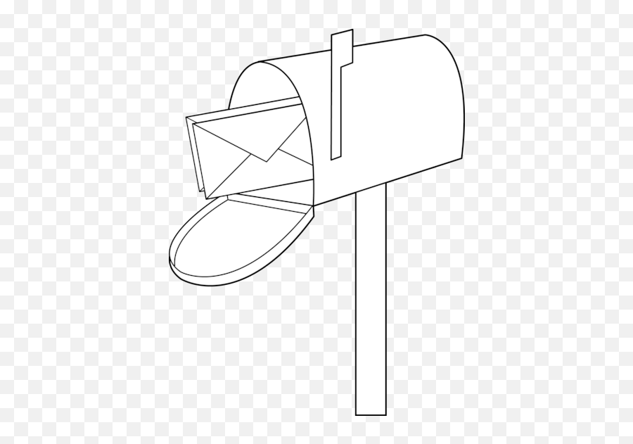 Mail Clip Art At Clker Vector Clip Art - Letter Box Clipart Black And White Emoji,Mailbox Cop Emoji