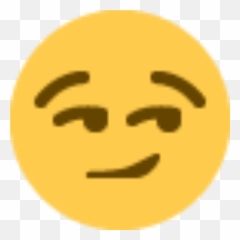 News - Smirk Emoji Discord Png