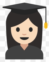 Emoji Graduation Dress - Emoji With Black Hair,Emoji Dress For Kids