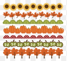 Fall Borders Svg Cut Files Autumn Svg - Fall Border Clipart Emoji,Emoji Svgs