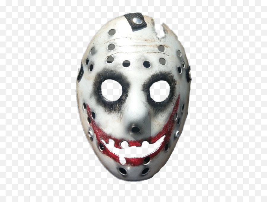Jason Joker Style Mask - Goaltender Mask Emoji,Jason Mask Emoji