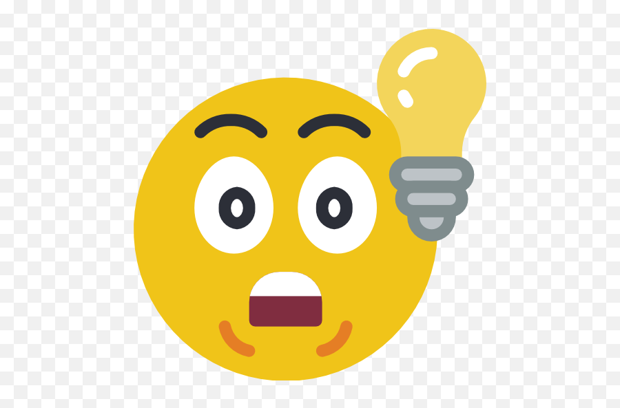 Idea - Smiley Emoji,Idea Emoticon