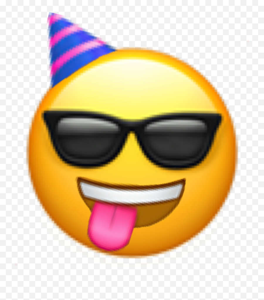 Party Emoji Happy Peachy Freetoedit - Emoji,Party Hat Emoji
