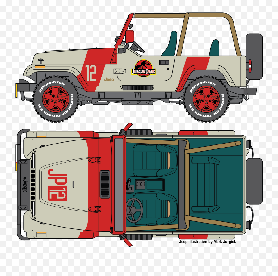 Jeep Clipart Safari Bus Jeep Safari - Jurassic Park Jeep Diagram Emoji,Jeep Emoji