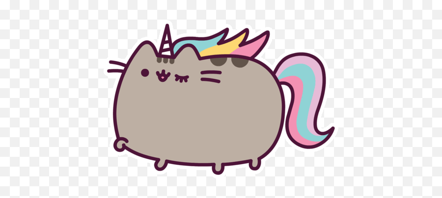 Unicorn Pusheen Gif - Unicorn Pusheen Cat Gif Emoji,Pusheen The Cat Emoji