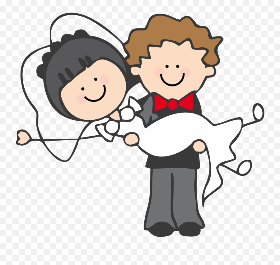 House Clipart Wedding House Wedding - Recien Casados Dibujos Divertidos Emoji,House And Bride Emoji