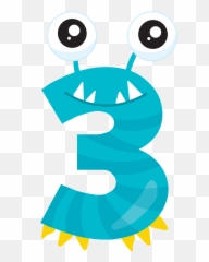 Your Ultimate How - Silly Monster Numbers Emoji
