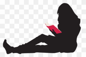 Silhouette Vector graphics Image Book Woman - png Reading Png Emoji
