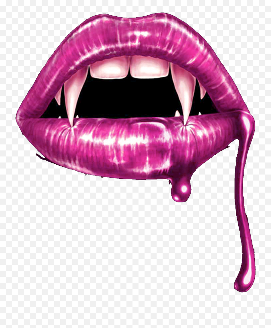 Transparent Background Vampire Teeth - Vampire Fangs Dripping Blood Emoji,Vampire Teeth Emoji
