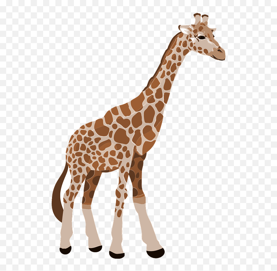 Giraffe Clipart - Giraffe Clipart Creazilla Emoji,Giraffe Emoji