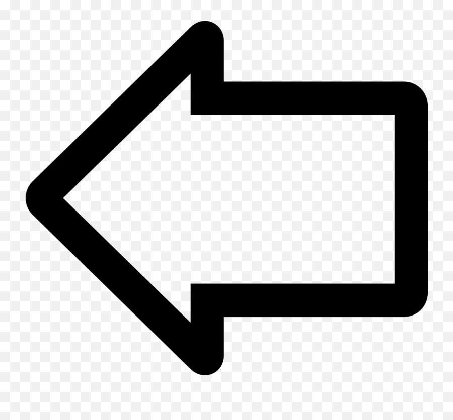 Left Arrow Outline Comments - Flecha Para La Izquierda Strzaka W Lewo Znak Emoji,Left Arrow Emoji