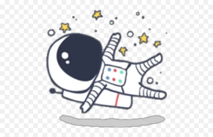 Astronaut Pack 1 Stickers For Whatsapp - Dot Emoji,Astronaut Emoji