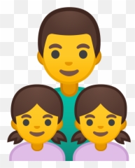 Family man girl Icon Noto Emoji People u0026 Love - Png