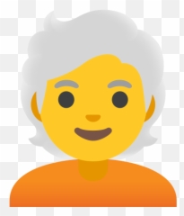 White Hair Emoji - Persona Rubia Dibujo