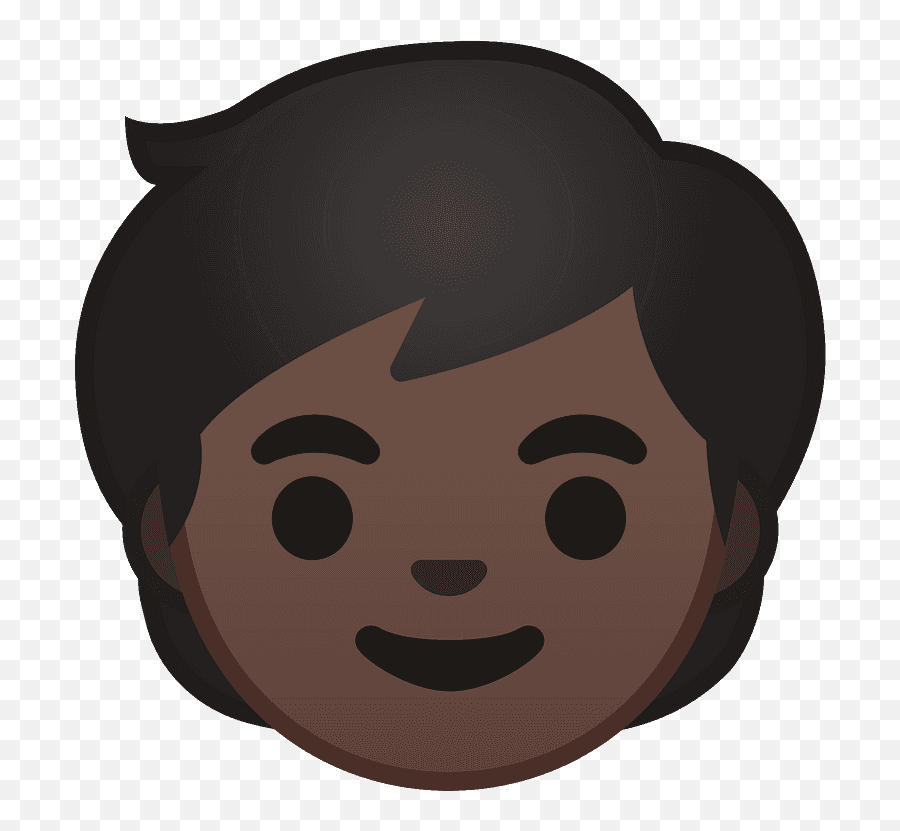 Child Emoji Clipart - Cartoon Brown Skin Boy,Baby Emojis For Android