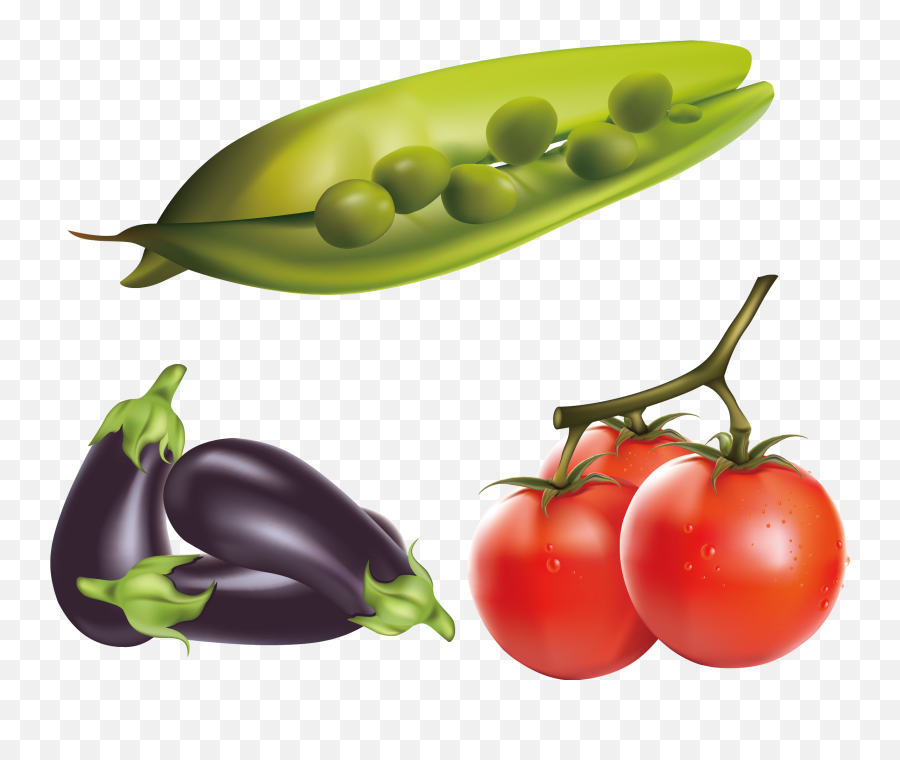 Clipart Vegetables Fresh Vegetable - Eggplant Clip Art Emoji,Find The Emoji Tomato