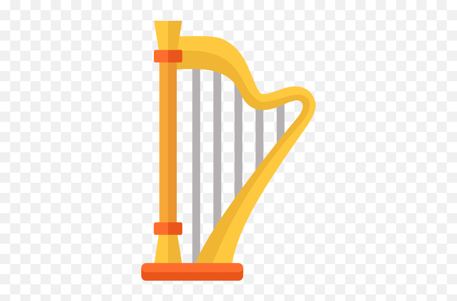 Instruments And Creative - Vertical Emoji,Harp Emoji