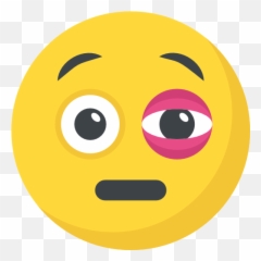 Black Eye - Hurt Emoji,Hypnotized Emoji
