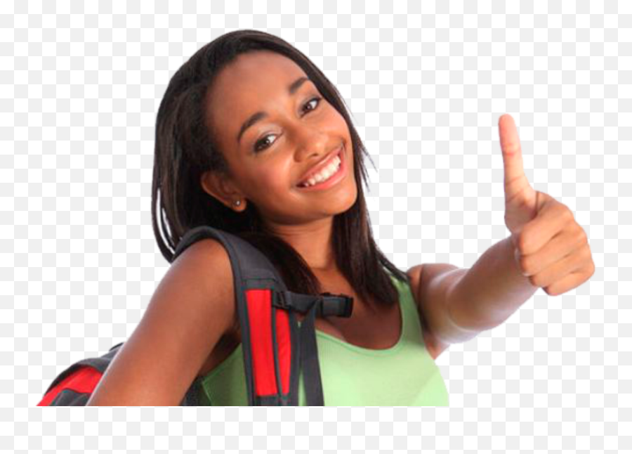 African American Girl - Transparent Girl Thumbs Up Emoji,American Girl Emoji