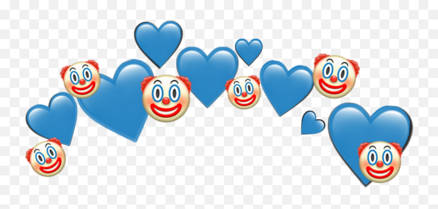 Heartjoon Clown Crown Sticker By Haley Namjoon - Clown Emoji Crown Png,Clown Emoji Png