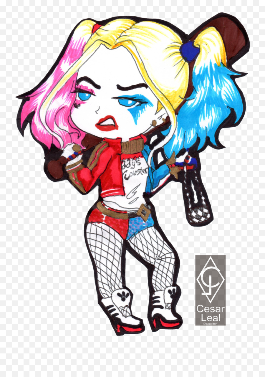 Queen Clipart Quin Queen Quin - Harley Quinn Drawings Cute Emoji,Harley Quinn Emoji