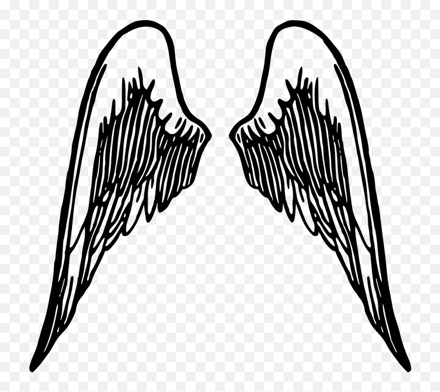 Free Angel Wings Vectors - Transparent Background Angel Wings Clipart Emoji,Devil Horns Emoji