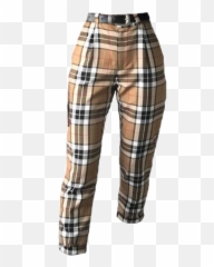 Polyvore Plaid Neutral Pants - Love Too True Ashley Trousers Emoji,Emoji Pants