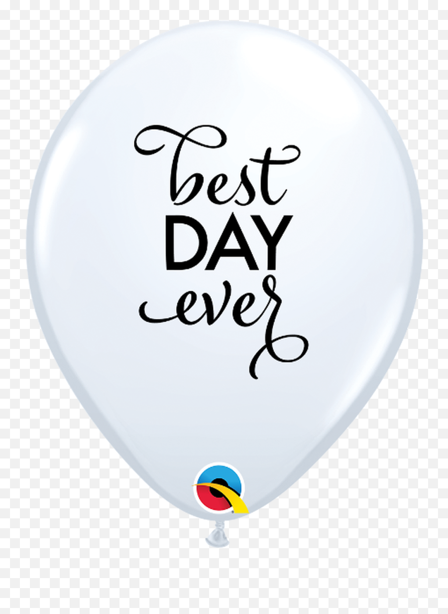 Q Best Day Ever White With Black Print - Doris Day Animal League Emoji,Emoji Candy Table