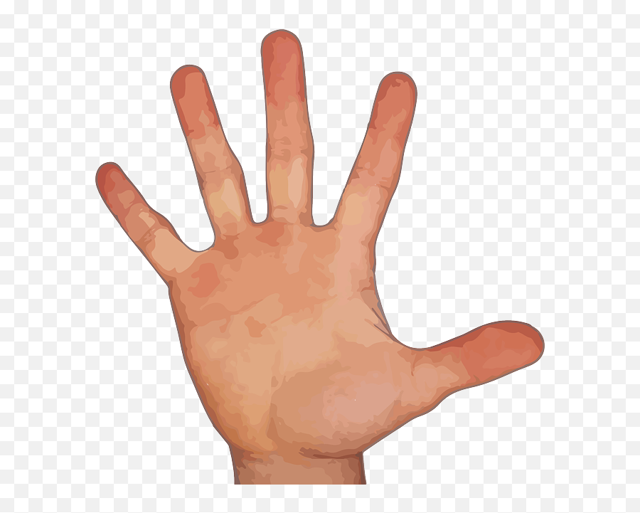 Five Fingers Png Image - Hand With 5 Fingers Emoji,Two Fingers Emoji