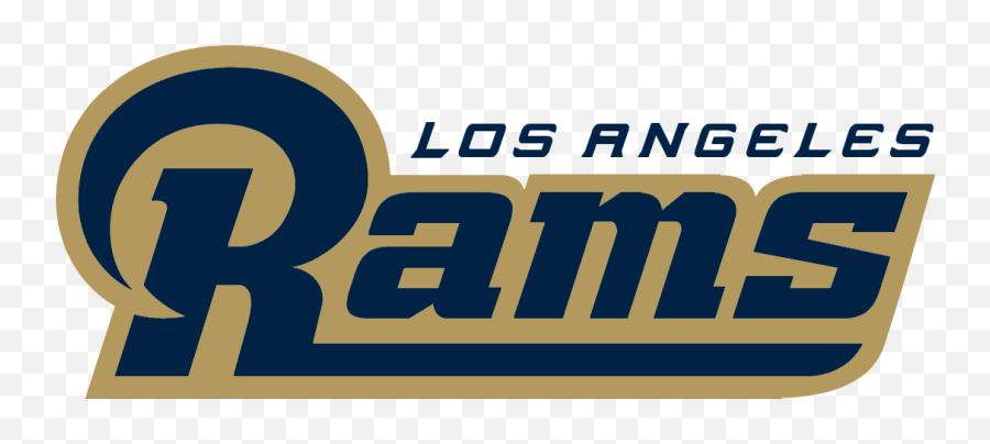 Los Angeles Rams Textlogo - Los Angeles Rams Logo Png Emoji,Los Angeles Emoji