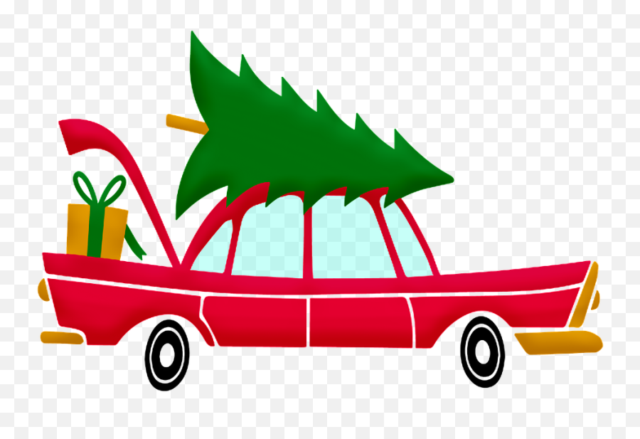 Christmas Car Gifts - Postais De Natal Com Carro Emoji,Christmas Present Emoji