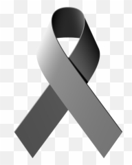 Support Drawing Awareness Ribbon - International Day Ribbon Emoji,Black Ribbon Emoji