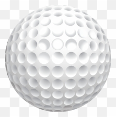 Golf Ball Vector Clipart - Png Emoji