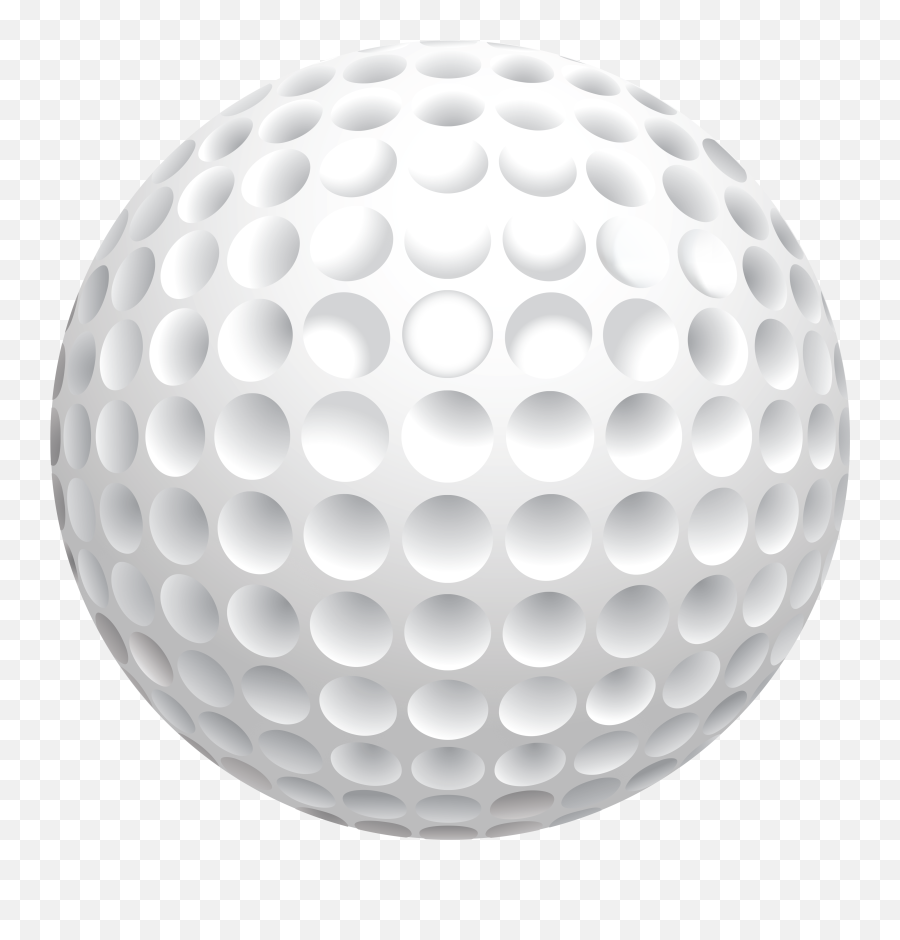 Golf Ball Vector Clipart - Golf Ball Vector Png Emoji,Golf Ball Emoji