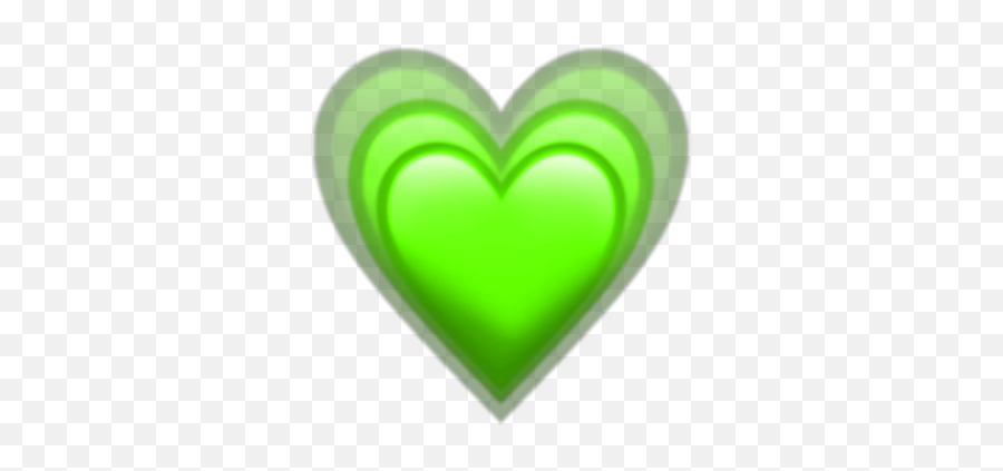 Heartemoji Heartemojis Green Lime Neon Greenemoji Green - Heart,Lime Emoji