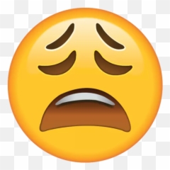 The U - Tired Face Emoji Png