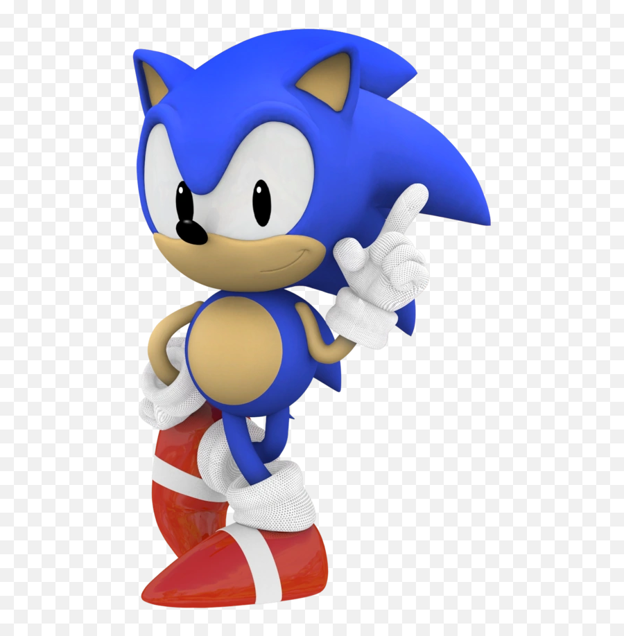 Ever Wondered What 2d Sonic Would Look - Sonic Generation Classic Sonic Sonic Emoji,Sonic Discord Emoji
