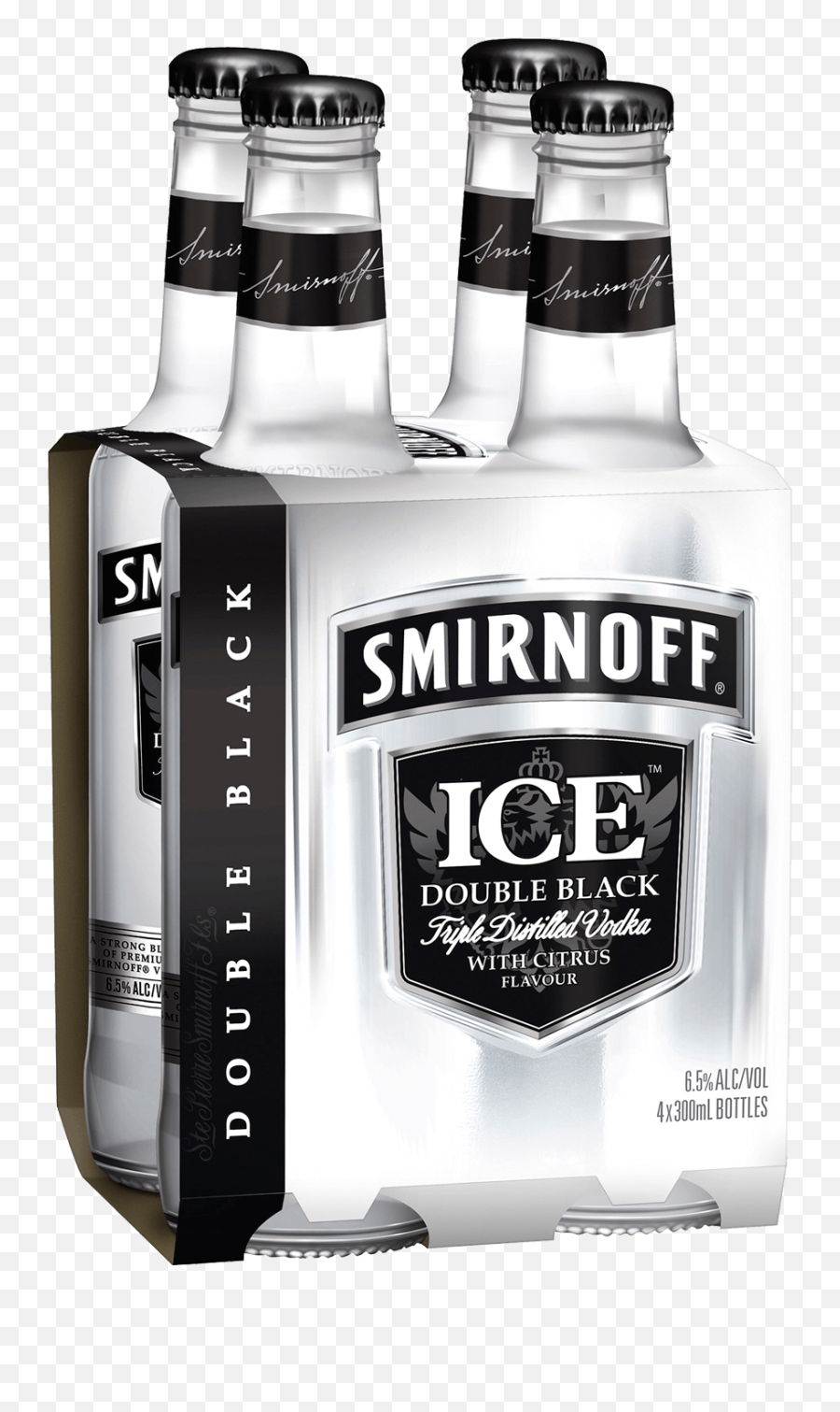 Smirnoff Ice Double Black Bottles 300ml - Smirnoff Ice 4 Pack Emoji,Whiskey Glass Emoji