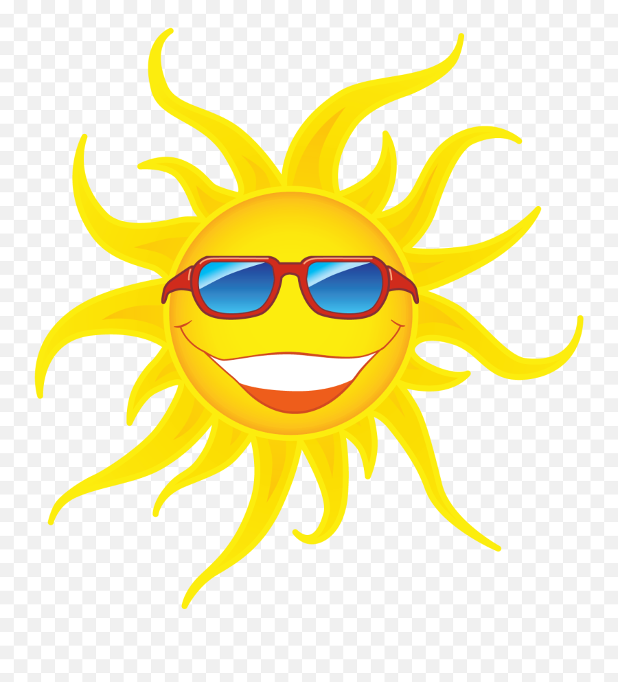 Smiley Clipart Sunglasses Smiley - Sun With Sunglasses Png Emoji,Sunglasses Emoji Transparent Background