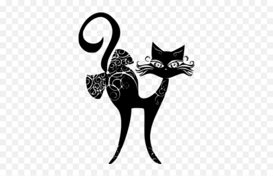 Feral Cat Siamese Cat Kitten Black Cat Black Panther - Black Cat Tattoo Emoji,Black Panther Emoji