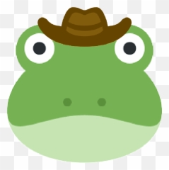 Im Not A Furry I Swear Country - Frog Cartoon Face Png Emoji,Frog Emoji Hat