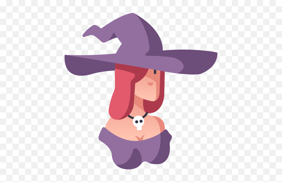 Sorceress Witch Icon Role Playing Iconset Chanut Is - Witch Icon Emoji,Witch Hat Emoji