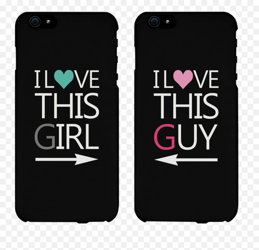 I Love This Girl And Guy Cute Matching Couples Cell Phone - Mobile Phone Case Emoji,Galaxy S4 Emoji