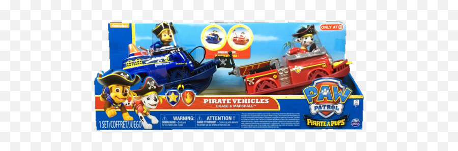 Paw Patrol Pirate Vehicles Chase U0026 Marshall Pups For Sale - Paw Patrol Emoji,Pirate Ship Emoji